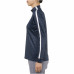 Mizuno女立領套頭長袖印花衫(深藍)#73214